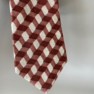Bitters Veneta Brown Pattern Tie